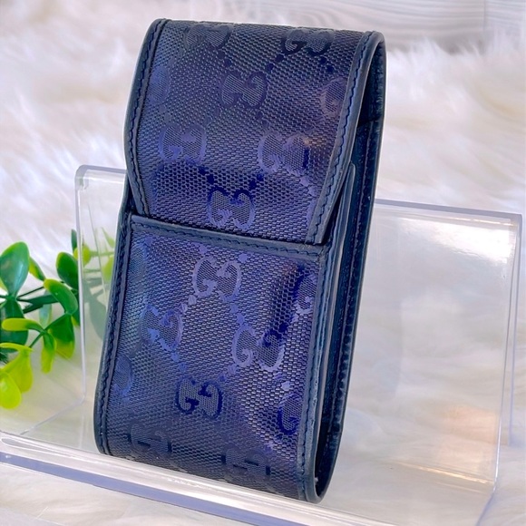 Gucci Imprime Blue Cigarette Holder - Picture 1 of 16